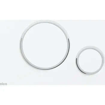 ALCADRAIN Alca Thin 7 ovládací tlačítko pro WC moduly, bílá lesk/chrom lesk, M770 M770