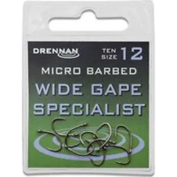 Rybářský háček Háčky Drennan Wide Gape Specialist 18