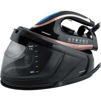 Domácí spotřebič Berdsen BD-334 Parní generátor s keramickým povrchem 3000 W, černo-zlatý