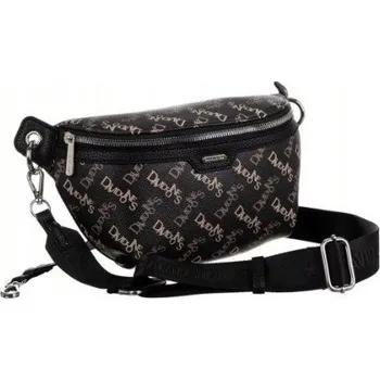 Městský batoh David Jones Crossbody kabelka / ledvinka David Jones CH21016, černá, hnědá Barva: Černá