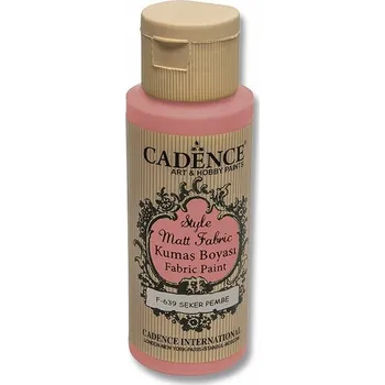 Textilní barva Cadence Style Matt Fabric - cukrová růžová / 50 ml