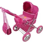 Kočárek pro panenky s taškou - Puntík