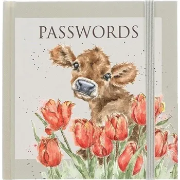 Blok Wrendale Designs Zápisník na hesla - Kráva