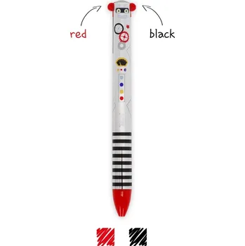 Dvoubarevná Propiska Two-Colour Ballpoint Pen - Click&Clack - Robot