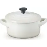Le Creuset Mini hrnec s poklicí 10 cm bílá (71901107160100)