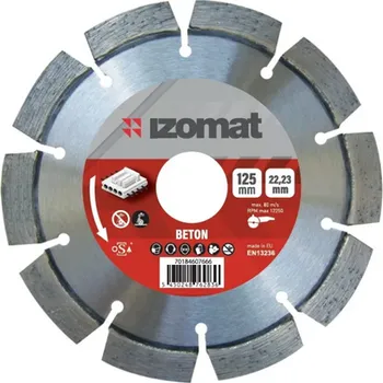 Řezný kotouč Diamantový kotouč IZOMAT beton 125 mm
