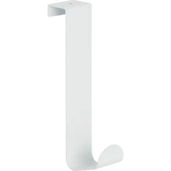 Držák na ručník SPIRELLA Spirella závěsný háček na dveře LIFT, bílý, ocel, 19 mm, 10.16489