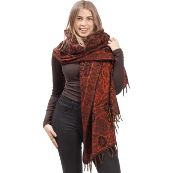 Šála Šála INDI aztek oranžová II.