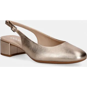 Dámské lodičky Kožené lodičky Ecco Livia 35 250623.61655 zlatá GLD, EUR 40