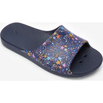 Chlapecké pantofle DECATHLON Dětské pantofle k bazénu Slap 500 31/32 MODRÁ|ORANŽOVÁ|RŮŽOVÁ