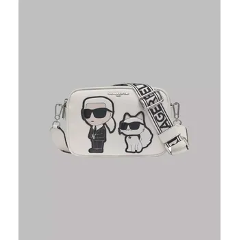 Kabelka KARL LAGERFELD dámská kabelka, crossbody MAYBELLE bílá
