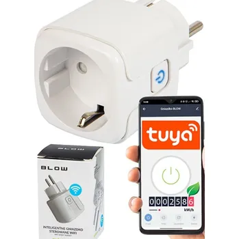 Elektrická zásuvka Inteligentní Wi-Fi zásuvka BLOW TUYA V3 bílá