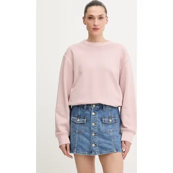 Pánská mikina Bavlněná mikina G-Star Washed relaxed r D28752.D969 růžová 03X, vel. M