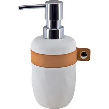 Dávkovač mýdla SPIRELLA Spirella dávkovač mýdla LIO, bílý, polyresin, 290 ml, 10.20292