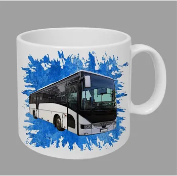 Moon River Iveco Arway hrnek s autobusem modrý obsah 330 ml (hrneček autobus)