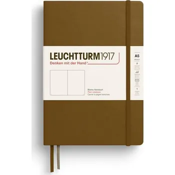 Blok Leuchtturm1917 Zápisník Spice Brown Medium A5 čistý