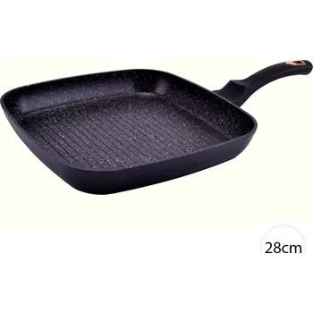 Pánev Perfect Home Granitová grilovací pánev na indukci 28cm, Golden Line, 10395