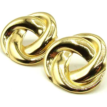 Náušnice RajSperku Dámské Elegantní dámské náušnice z chirurgické oceli zlatá variace NS260156 dárkové balení zdarma