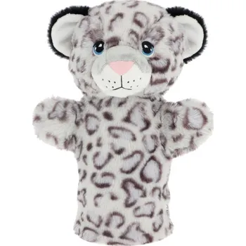 Hračka Keel Toys Keeleco plyšový maňásek na ruku eko 27 cm - Levhart sněžný