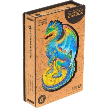Puzzle Unidragon dřevěné puzzle - Drak velikost S