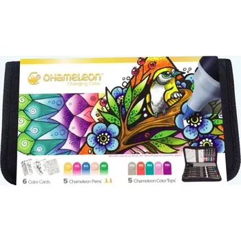 Výtvarná sada Exklusivní sada Chameleon 5 + 5 + 6 v cestovním pouzdře