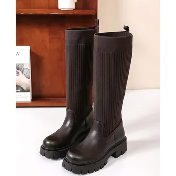 Dámská zimní obuv Kozačky Sixth Sens Braun 5692175 41