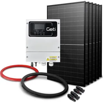 Solární ohřívač vody Sada pro Fotovoltaický ohřev vody GETI GWH02D 2700W PV Trina