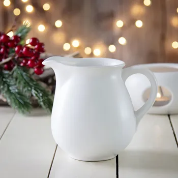 Keramický džbánek na svařené víno KERA CERAMIKA BOLEK BÍLÝ 0,7 l