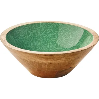 Zassenhaus BRUSH GREEN Mísa na potraviny Ø 20 cm/8 cm mangové dřevo