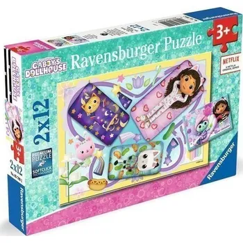 Puzzle Puzzle Gabby's Dollhouse 2x12 dílků