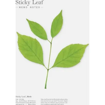 Korekční prostředek Samolepicí záložky Bříza zelená L