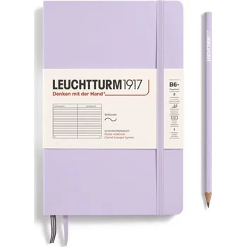 Blok Leuchtturm1917 Zápisník Lilac Softcover B6+ linkovaný
