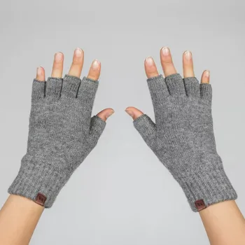 turistický návlek Rukavice bez prstů Back On Track ŠEDÁ L/XL Šedivá L/XL