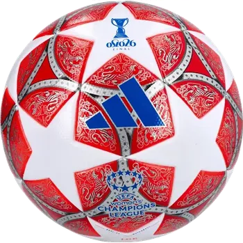 Fotbal Fotbalový míč Adidas WUCL League 25/26 velikost 5 bílo-červený