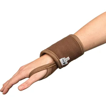 Vlnka Ortéza s velbloudí a ovčí vlnou na zápěstí hnědá