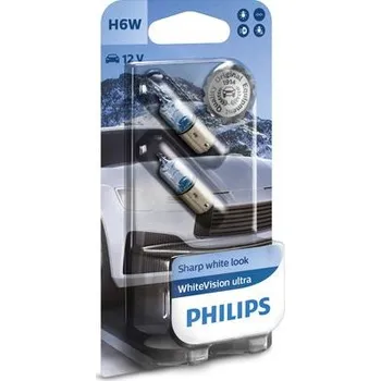 Auto-moto Žárovka Philips H6W, WhiteVision ultra 12036WVUB2