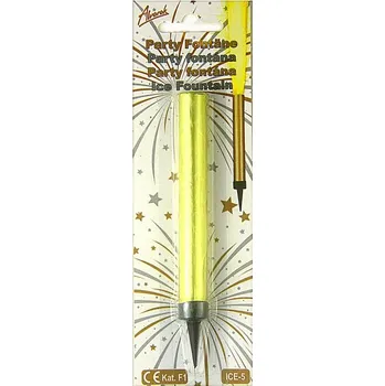 Dortová svíčka Alvarak Dortová fontána zlatá 1ks