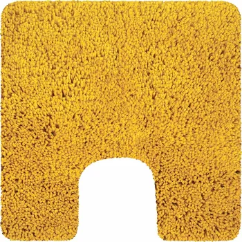 Sada koupelnových doplňků SPIRELLA Spirella koupelnová WC předložka HIGHLAND, žlutá, mikrovlákno, 55 x 55 cm, 10.20850