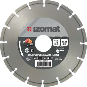 Řezný kotouč Diamantový kotouč IZOMAT multi 115 mm