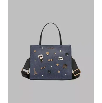 Kabelka KARL LAGERFELD PARIS dámská džínová kabelka MAYBELLE
