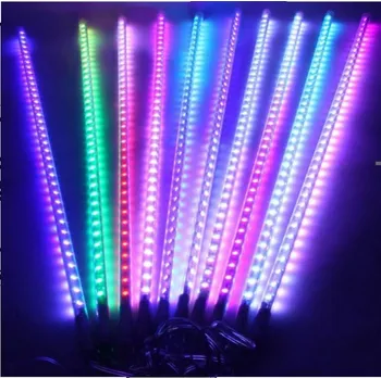 Vánoční dekorace DENR Vánoční LED osvětlení rampouchy vnitřní, 50 cm Barva: RGB - barevná