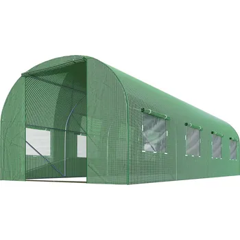 Zahradní jezírko Plonos 4973-B Zahradní fóliový tunel 2,5 x 4 m, 140 g/m², zelený