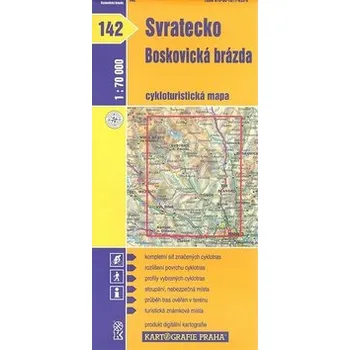 Cestování 1: 70T(142)-Svratecko, Boskovická brázda (cyklomapa)