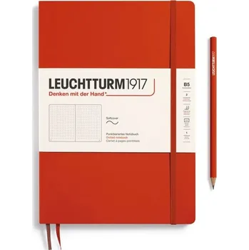 Blok Fox Red, Softcover, Composition (B5), 123 p., dotted