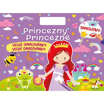 omalovánky Velké omalovánky se samol. - Princezny