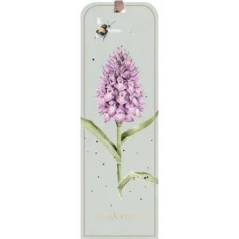 Záložka Záložka do knihy "Marsh Orchid" - Prstnatec a včelka