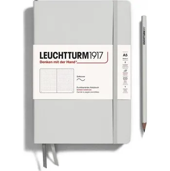 Blok Light Grey, Softcover, Medium (A5), 123 p., dotted