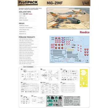 Plastikový model Eduard 1/48 MiG-21MF (Profipack)