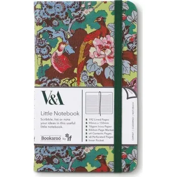 Blok Bookaroo V&A Kapesní zápisník A6 - Sundour Pheasant