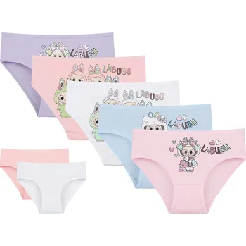 Dámské spodní prádlo DONELLA Dívčí kalhotky Donella 5 ks – 4171PB247 LABUBU | Bavlněné spodní prádlo - 110/116